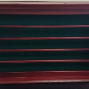 Vintage 50 Golf Ball Display Cabinet all wood - Cherrywood